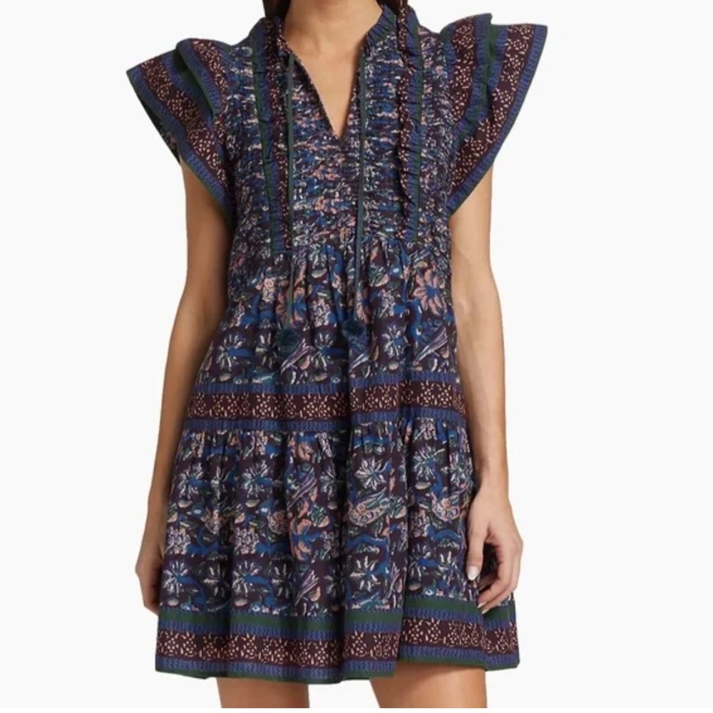 SEA NY "Noah" Floral Flutter Ruffle...